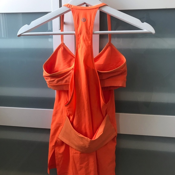 Lululemon Bright Orange Top - Picture 2 of 5